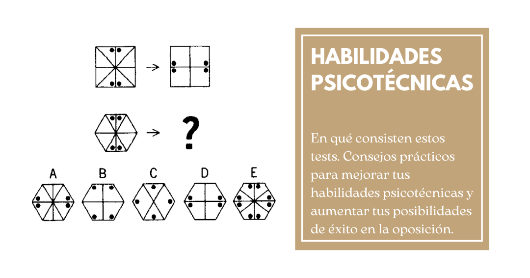 5 Tipos de tests psicotécnicos más comunes para oposiciones