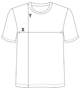 ilustración medida camiseta policía
