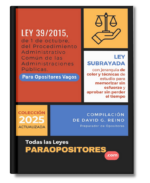 Ley 39/2015 del Procedimiento Administrativo común de las Administraciones Públicas para Opositores Vagos: Ley subrayada con colores, técnicas de estudio y esquemas visuales para memorizar sin esfuerzo y aprobar sin perder el tiempo (copia) (copia)